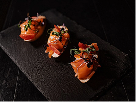 Bruschetta s lososem